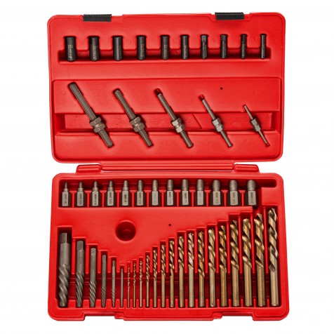 Master Screw Extractor/Drill & Guide Set | 55 Pc