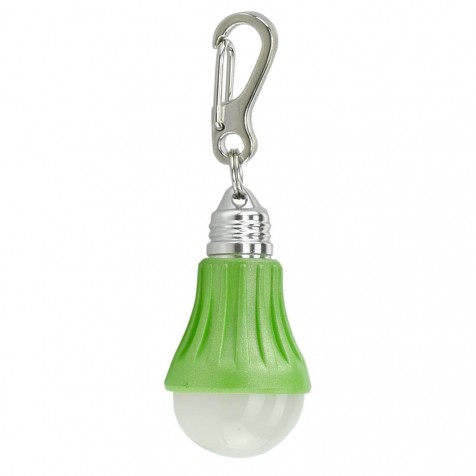 Light Bulb Keychain - Green