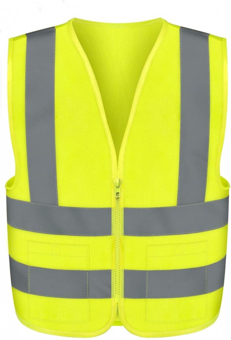 Safety Vest Large - Green | 2 Pockets