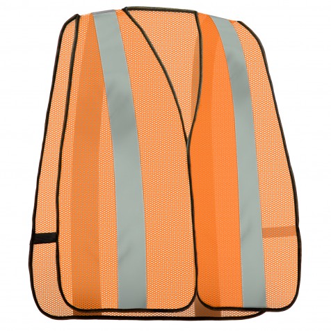 Neiko 53979A Orange Safety Vest, One Size Fits All - 10 Pack 