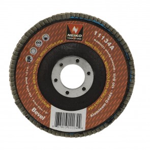 Aluminum Oxide Flap Disc 4 1/2" - 100 Grit | Bevel Type