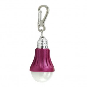 Light Bulb Keychain - Purple