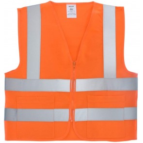 Safety Vest XX-Large - Orange Knit | 2 Pockets