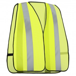 Neiko 53978A Yellow Safety Vest, One Size Fits All - 10 Pack 