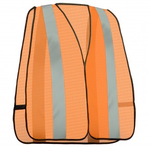 Neiko 53979A Orange Safety Vest, One Size Fits All - 10 Pack 